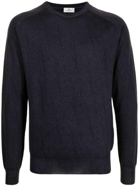 chunky knit sweater by ETRO