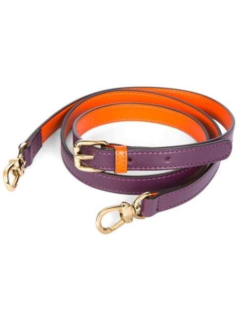 colour-block leather shoulder strap by ETRO