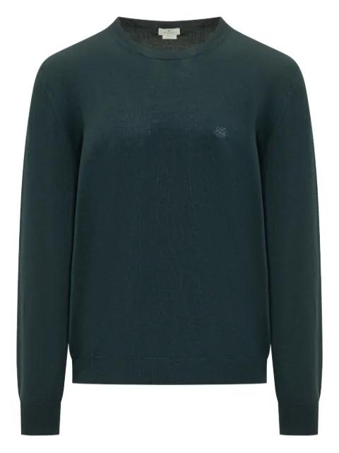 crew-neck embroidered sweater by ETRO