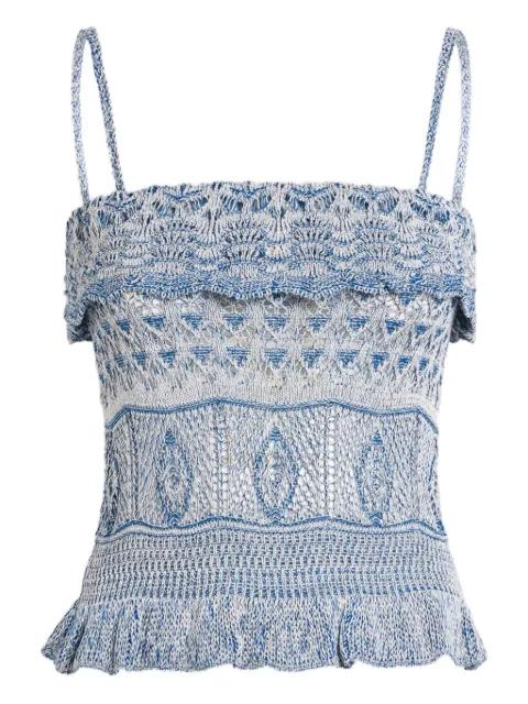 crocheted cotton top by ETRO