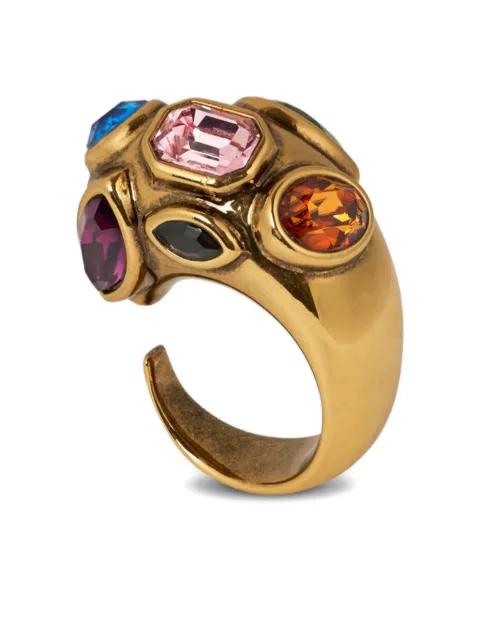 crystal-embellished ring by ETRO
