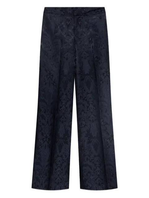 damask-pattern straight trousers by ETRO