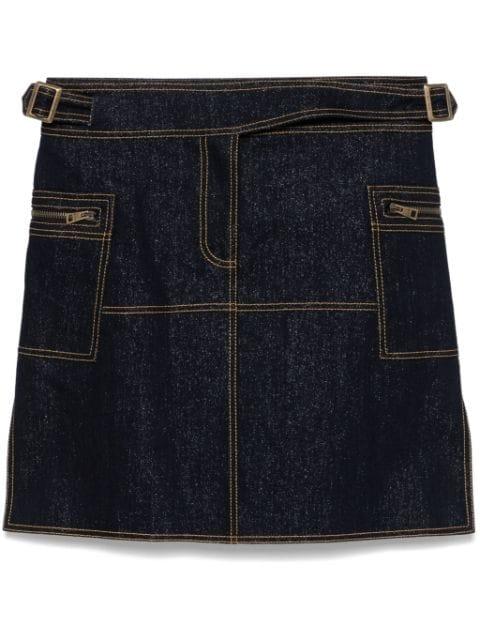 denim mini skirt by ETRO