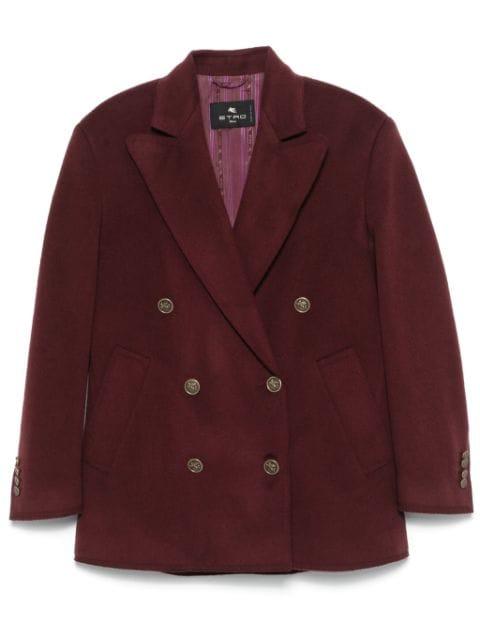 double-breasted coat by ETRO