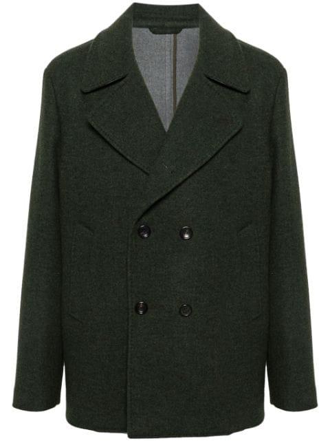 double-breasted peacoat by ETRO