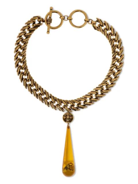 droplet paisley bee necklace by ETRO