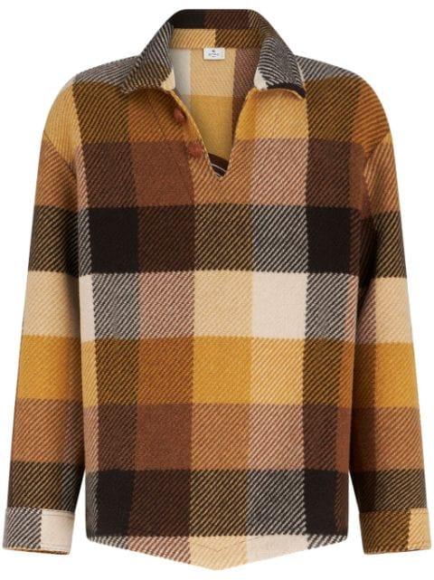 embroidered-Pegaso long-sleeved jumper by ETRO