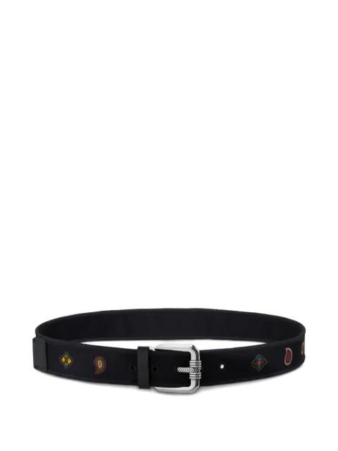 embroidered belt by ETRO