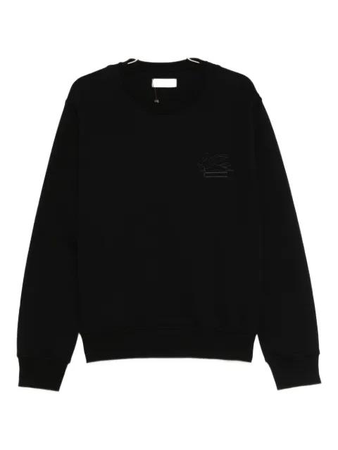 embroidered crew neck sweatshirt by ETRO