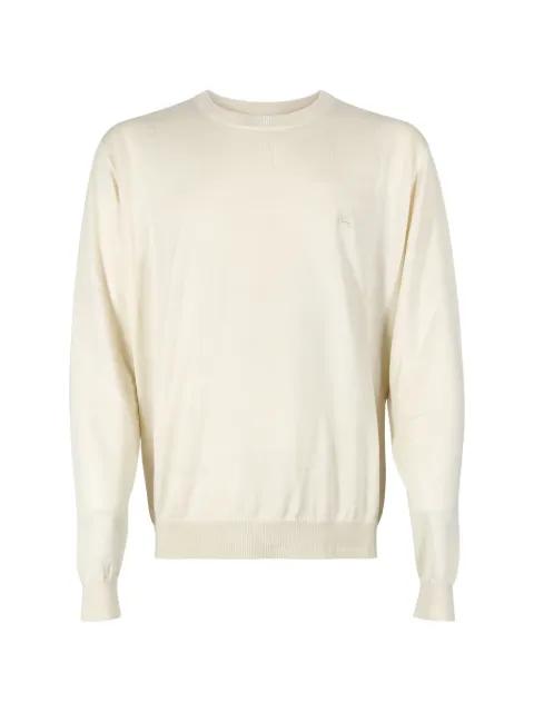 embroidered-logo crew-neck sweater by ETRO