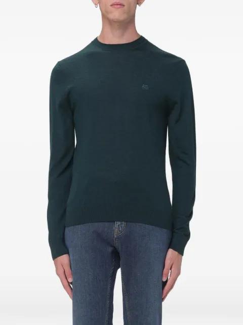 embroidered logo sweater by ETRO