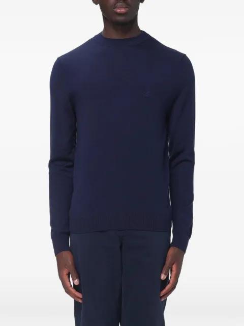 embroidered-logo sweater by ETRO