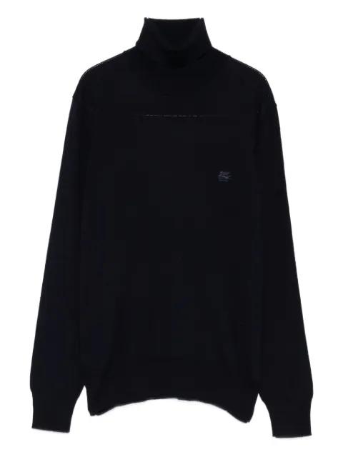 embroidered-logo sweater by ETRO