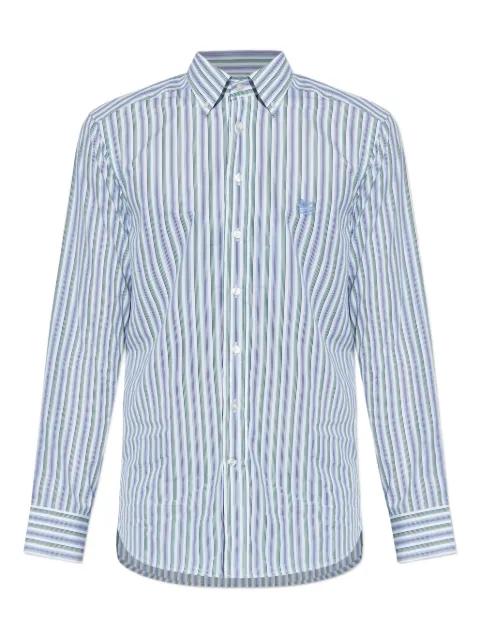 embroidered striped shirt by ETRO