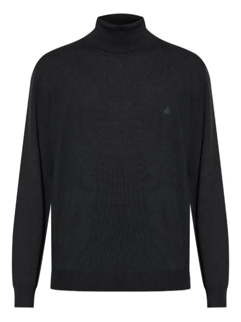 embroidered turtleneck sweater by ETRO