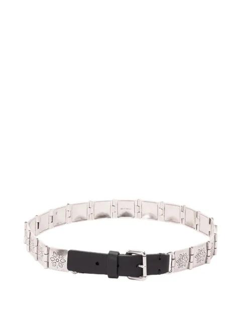 engraved-detail belt by ETRO