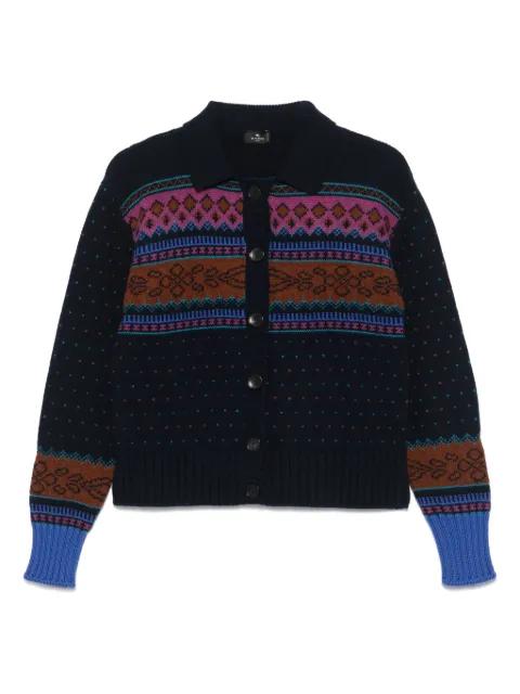 fair-isle cardigan by ETRO