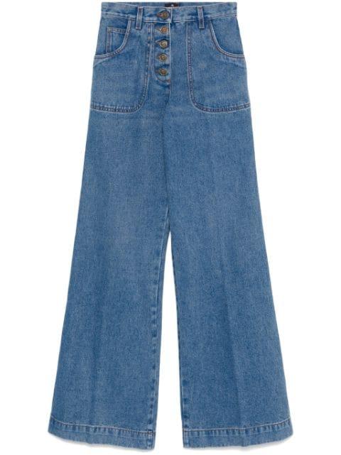 flared jeans by ETRO
