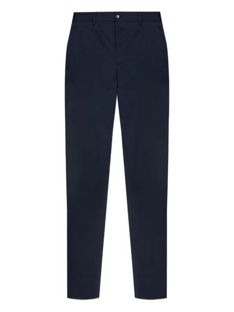 flat-front cotton trousers by ETRO