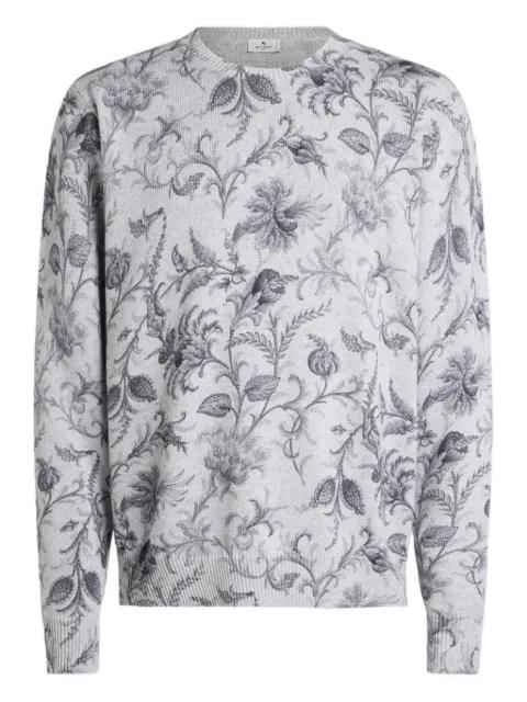 flora- motif sweater by ETRO