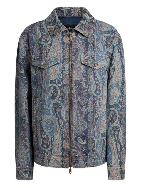 floral Paisley denim jacket by ETRO