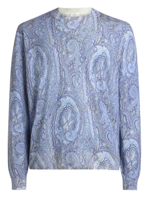 floral arnica motif sweater by ETRO