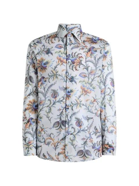 floral cotton muslin shirt by ETRO