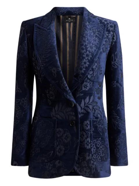 floral jacquard blazer by ETRO