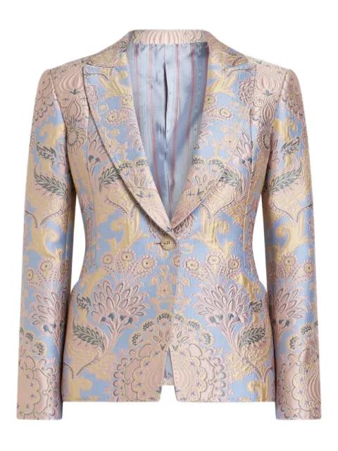 floral-jacquard blazer by ETRO
