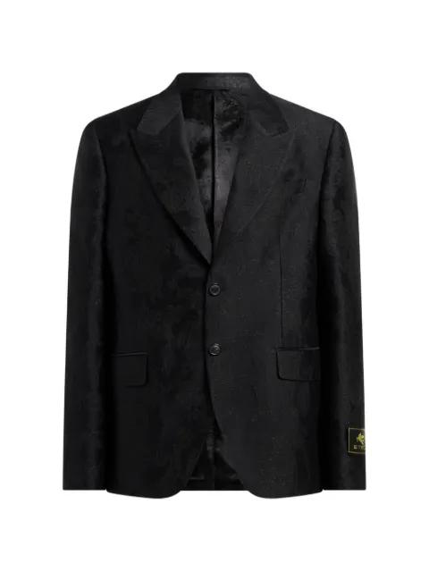 floral-jacquard single-breasted blazer by ETRO