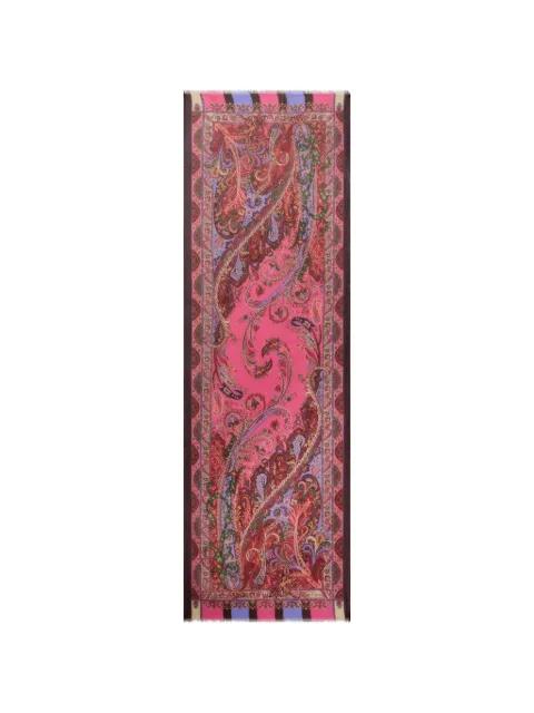floral-motif silk scarf by ETRO