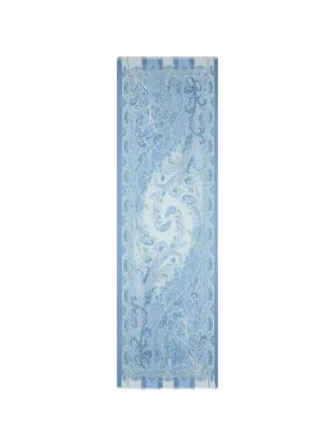 floral-motif silk scarf by ETRO