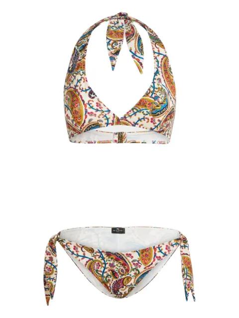 floral paisley bikini by ETRO