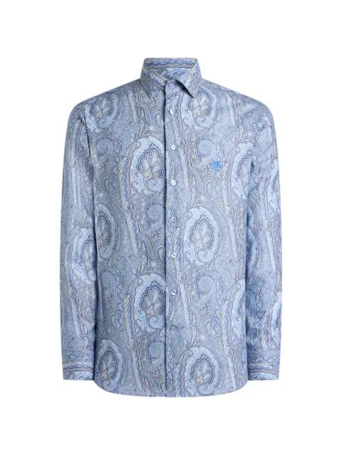 floral paisley cotton shirt by ETRO