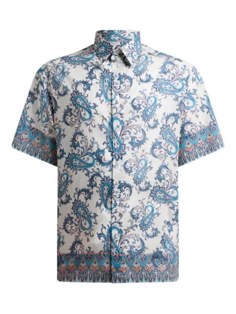 floral paisley cotton shirt by ETRO