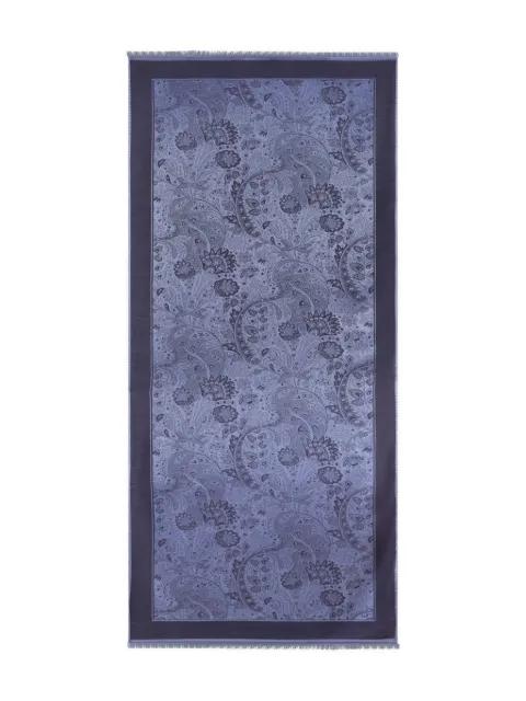 floral paisley-motif jacquard scarf by ETRO