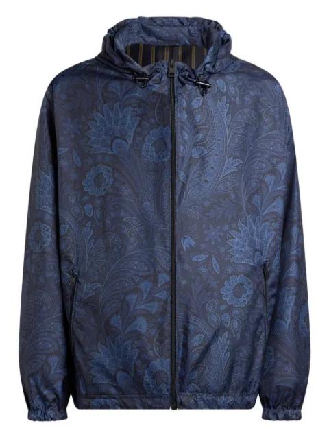 floral paisley-pattern windbreaker jacket by ETRO