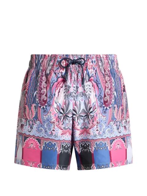 floral paisley-print swim shorts by ETRO