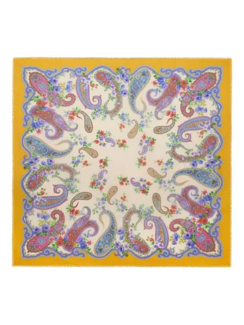floral-paisley shawl by ETRO