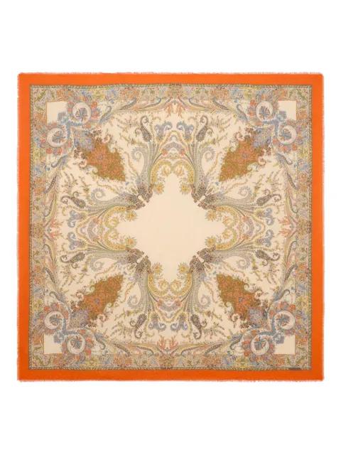 floral-paisley shawl by ETRO