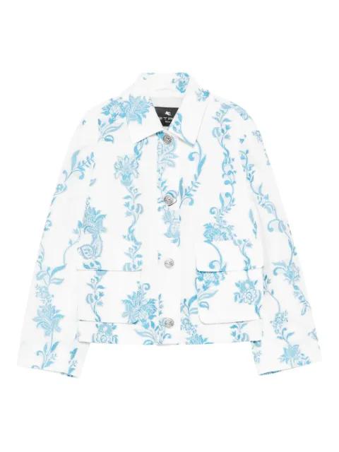 floral-pattern pocket jacket by ETRO