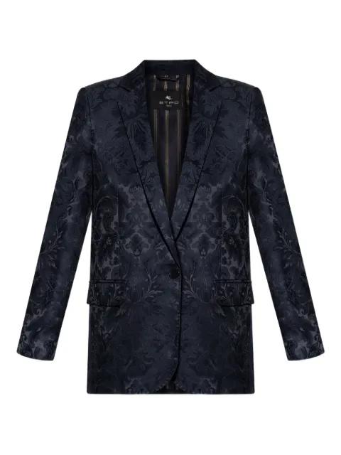 floral-pattern single-breasted blazer by ETRO