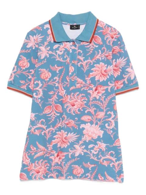 floral polo shirt by ETRO