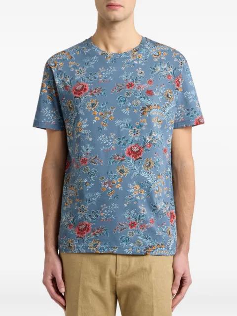 floral-print T-shirt by ETRO