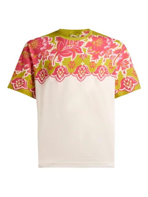 floral-print T-shirt by ETRO