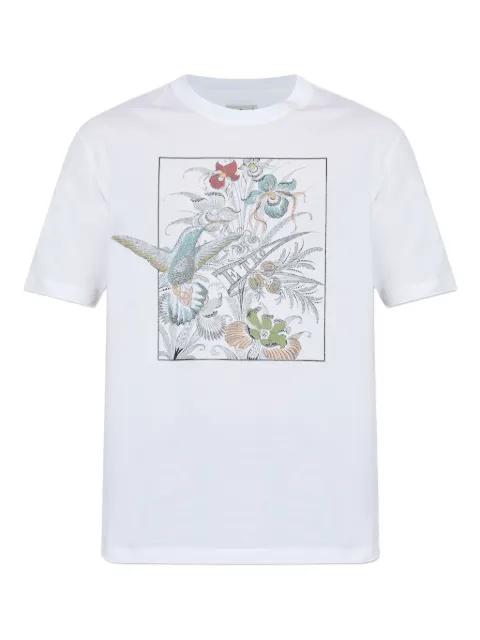 floral-print T-shirt by ETRO