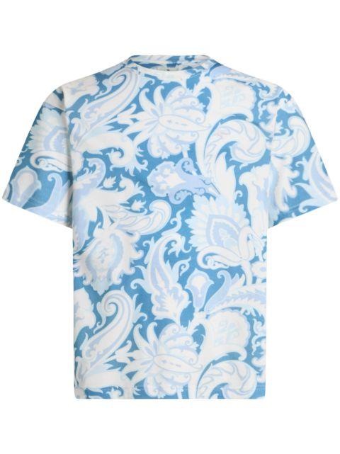 floral-print T-shirt by ETRO