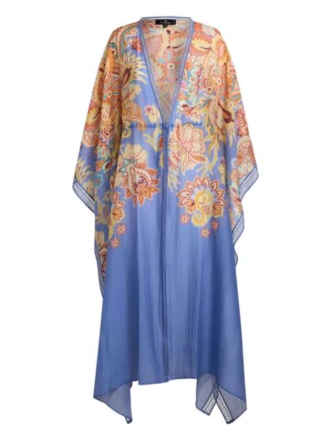 floral-print beach kaftan by ETRO
