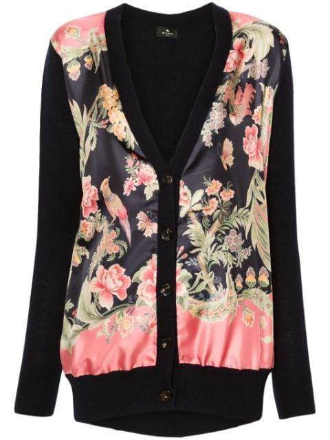 floral-print cardigan by ETRO