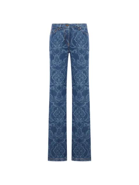 floral-print jeans by ETRO